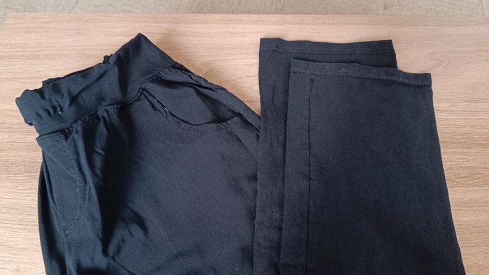 Pantalon carotte noir - photo numéro 2