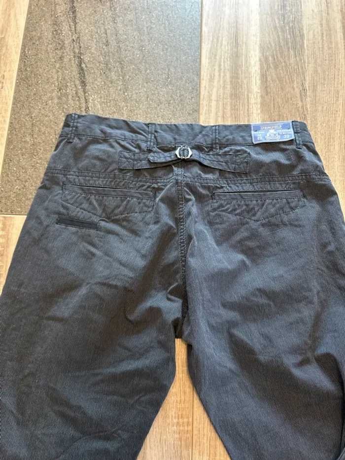 Pantalon homme droit rayure fine - photo numéro 4
