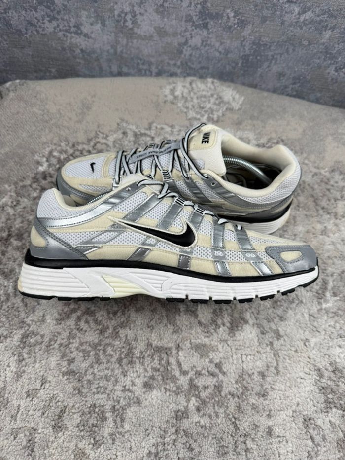 Nike P-6000 Running - Coconut Milk Silver - Beige & White & Silver - photo numéro 6