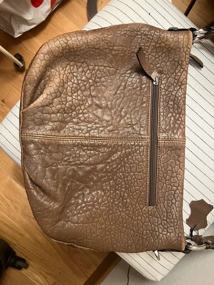 Sac à main Cuir Marron Francinel - photo numéro 4