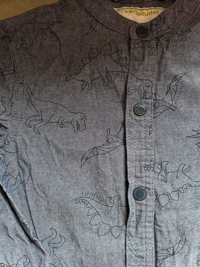 Chemise manches longues dinosaure vertbaudet 5 ans - photo numéro 2