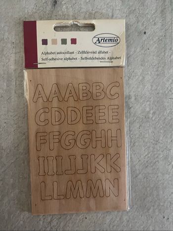 Alphabet autocollants