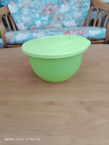 Bol pouce Tupperware vert 1,3 L neuf