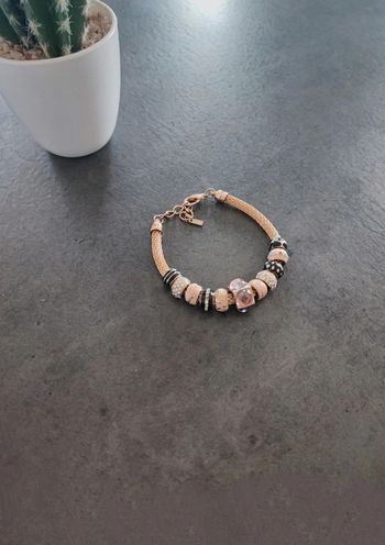 Bracelet charms dorés