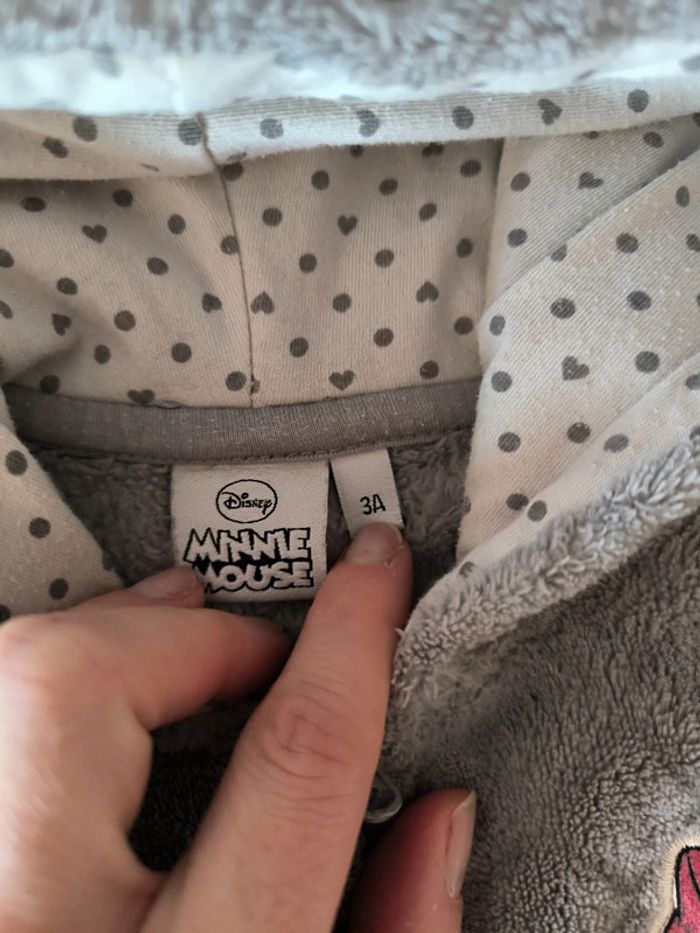 Veste zippée Minnie 3 ans - photo numéro 3