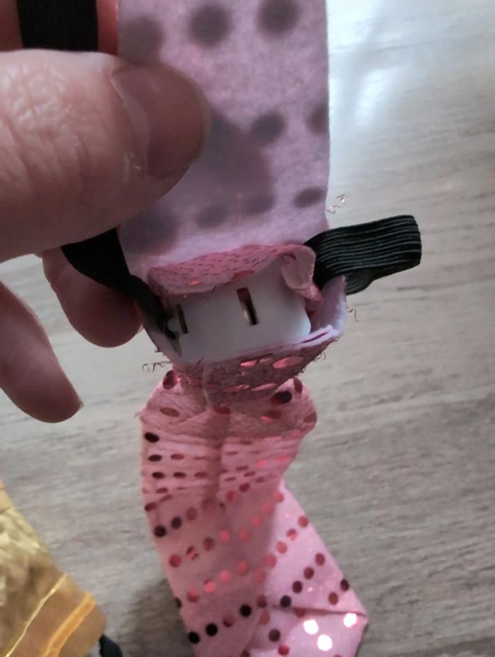 Cravate fantaisie lumineuse - photo numéro 2