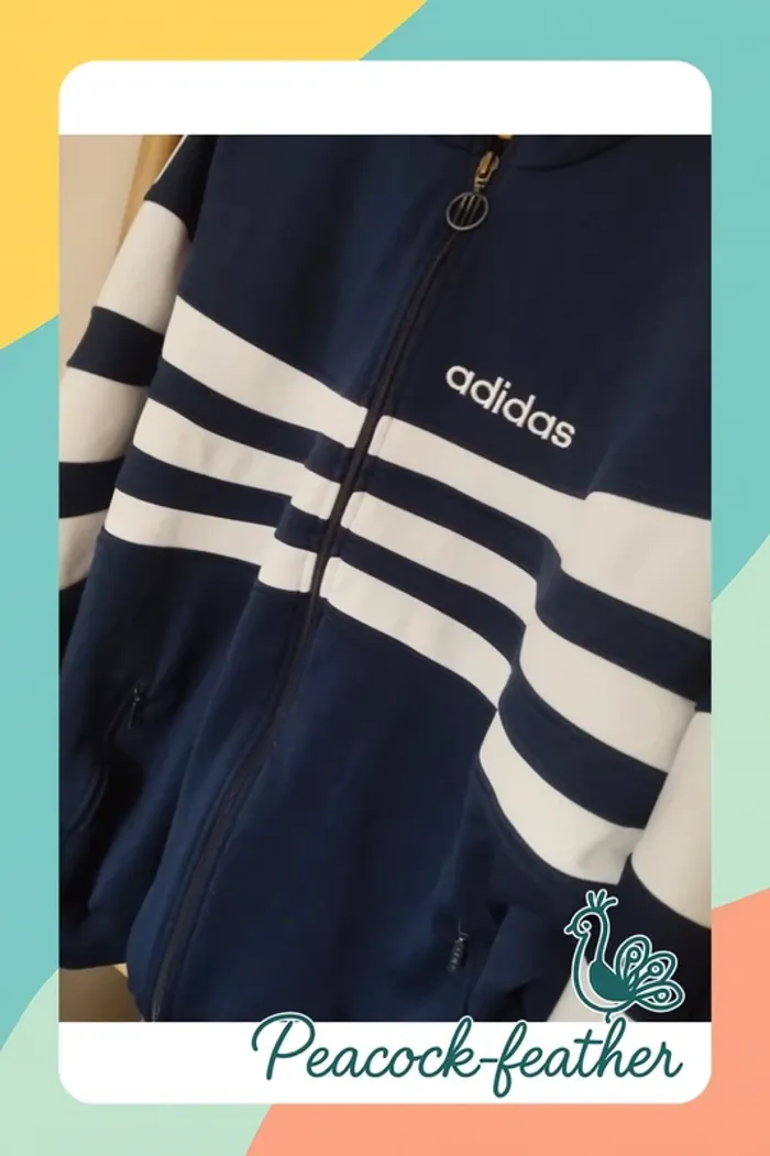 Survêtement adidas officiel vintage 44/46 homme - photo numéro 4