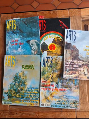 Lot 5 magazines ARTS Actualités Magazine Art, Culture & Peinture