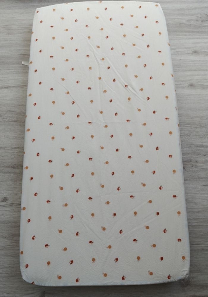 Parure de lit bébé vert baudet tbe - photo numéro 3