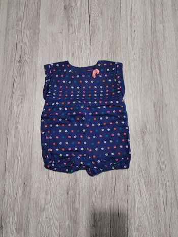 Combinaison short Sergent major 3 mois fille