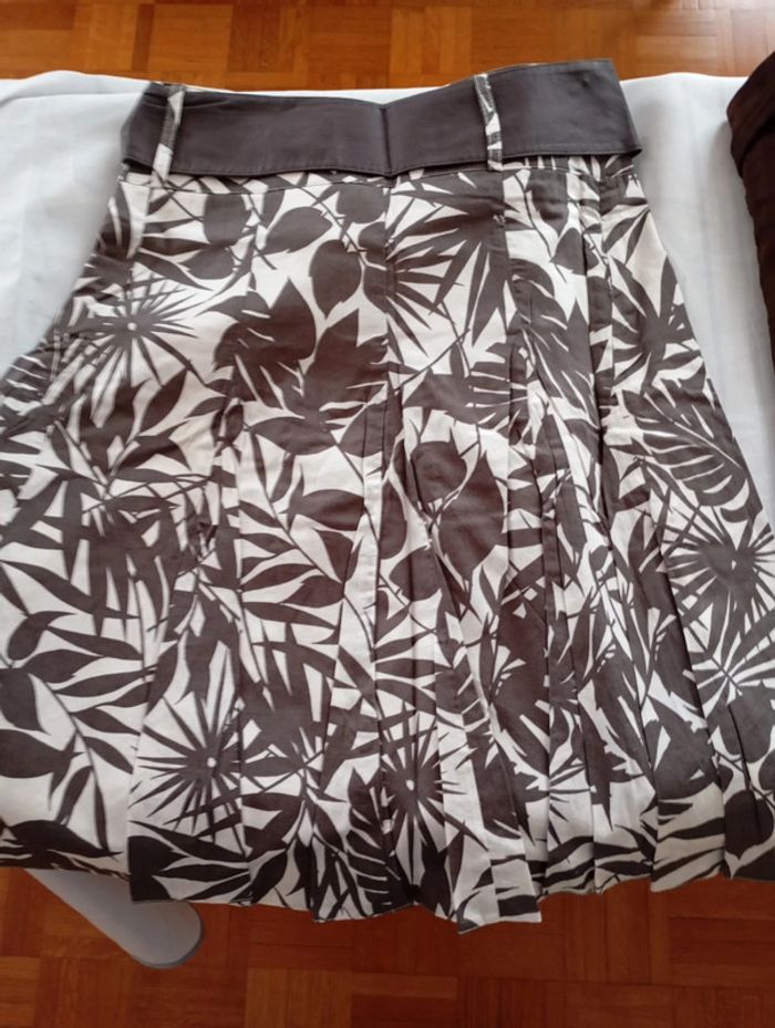 Lot 2 jupes marron 36 camaïeu affinités - photo numéro 4