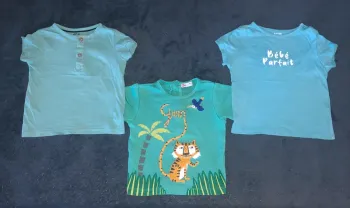 Lot t-shirt manches courtes