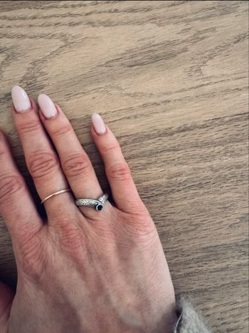 Incroyable Bague Vintage avec pierre ONYX😍 A.925