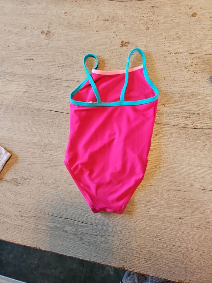 Maillot de bain 1 pièce fille, rose fushia, Decathlon, 3 ans, nickel - photo numéro 5