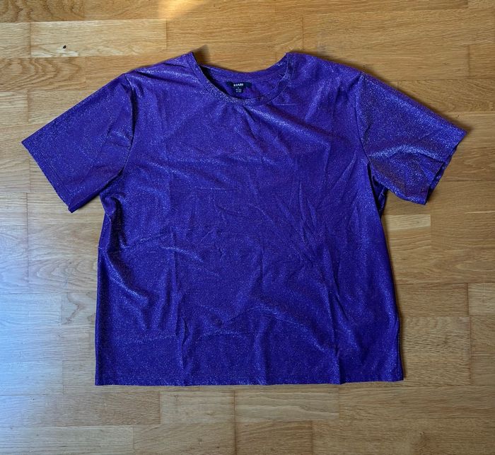 Tee shirt à paillette