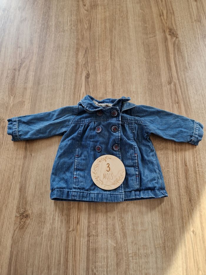Joli Manteau/Veste en Jean Bébé (3 Mois)