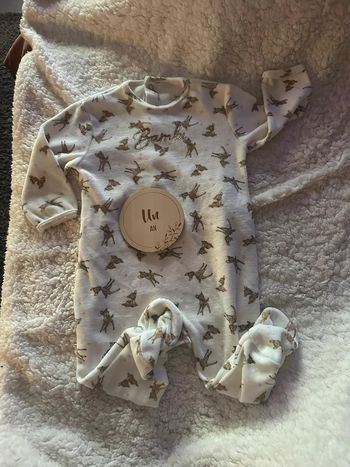 Pyjama velours kiabi 12 mois bambi