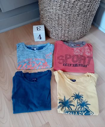 Lot Tee-shirts manches courtes 👦 4 ans
