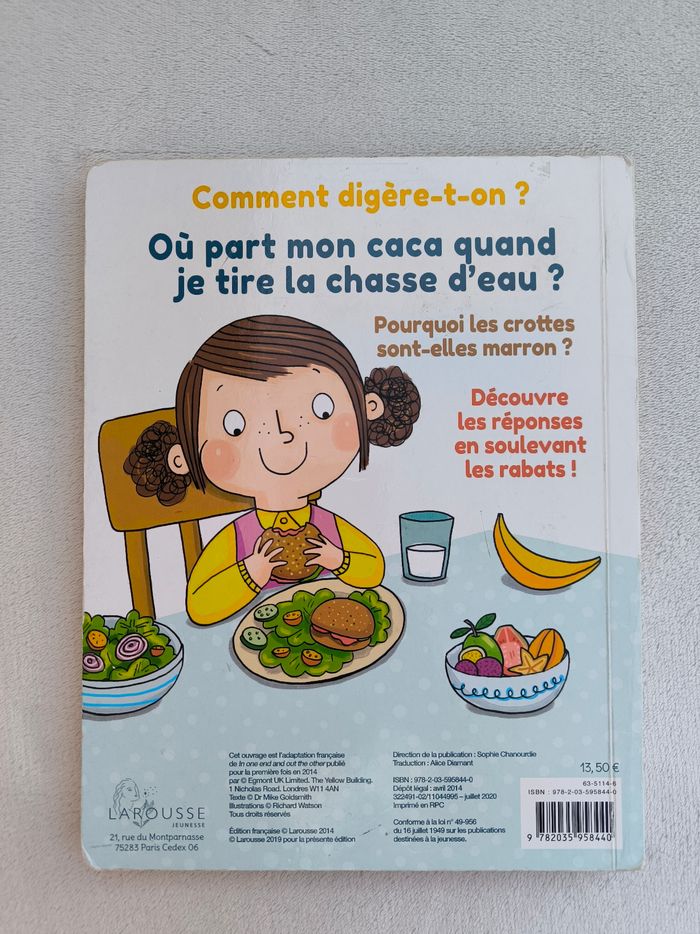 Livre Mais où il va mon caca ? Larousse - photo numéro 3