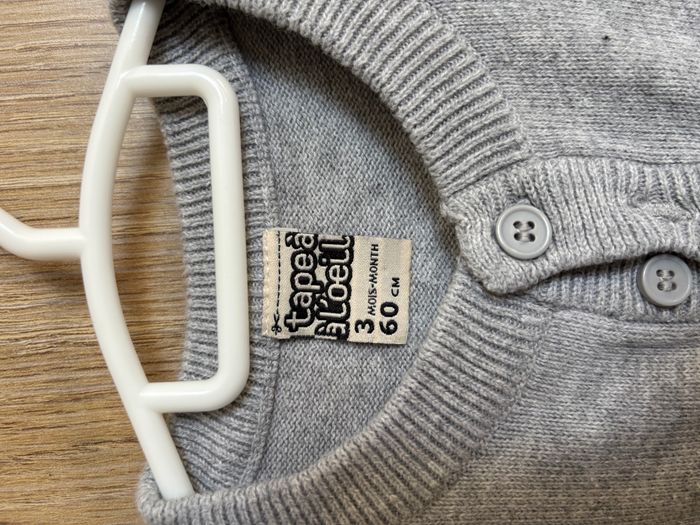 pull gris - photo numéro 2