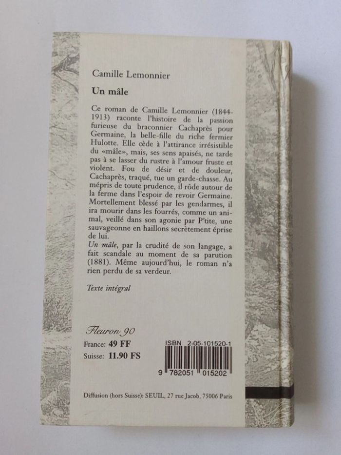 Lemonnier - Un mâle - photo numéro 2