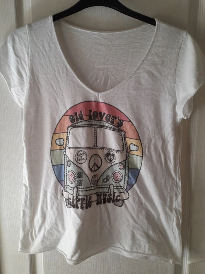 T-shirt "Hippie music" neuf