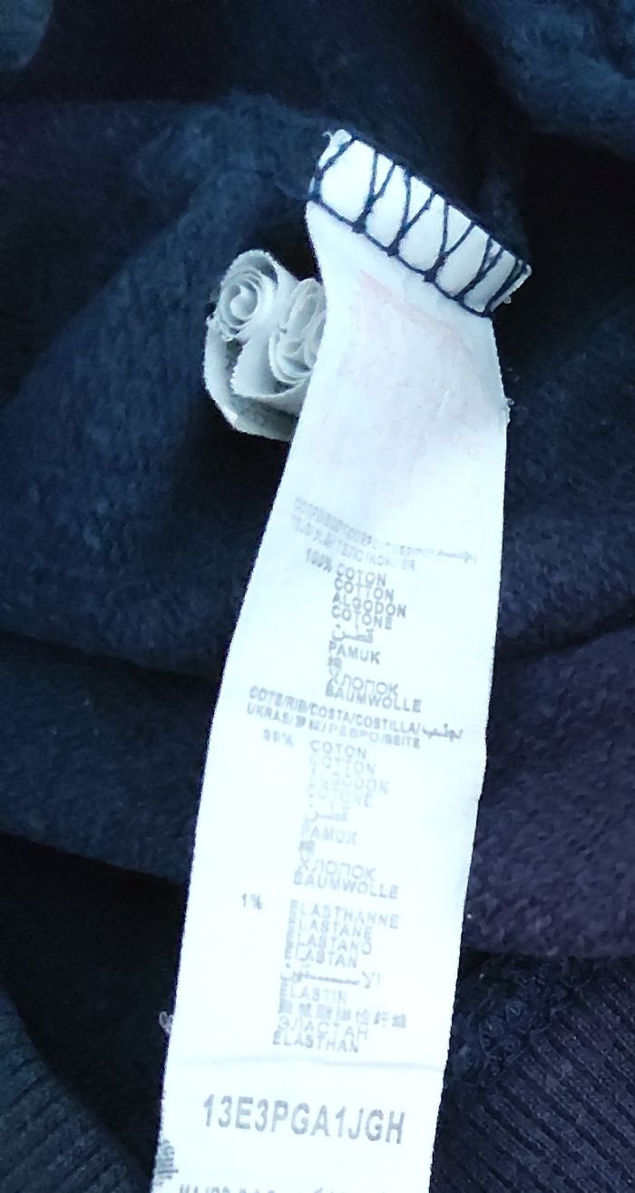 Gilet zippé bleu marine Sergent Major - photo numéro 5