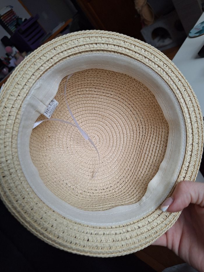 Lot de 2 chapeaux de paille enfant fille - photo numéro 9