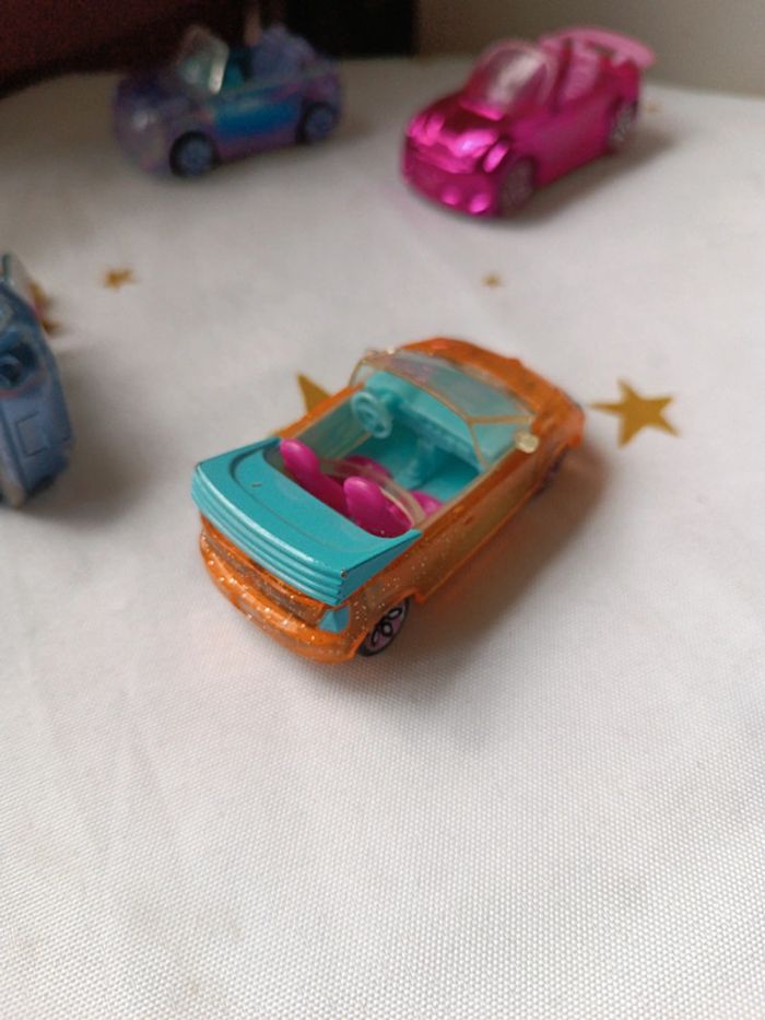 Voiture car Polly pocket miniature mini poupée doll 58 34 12 1 36 59 rose bleu orange violette - photo numéro 12