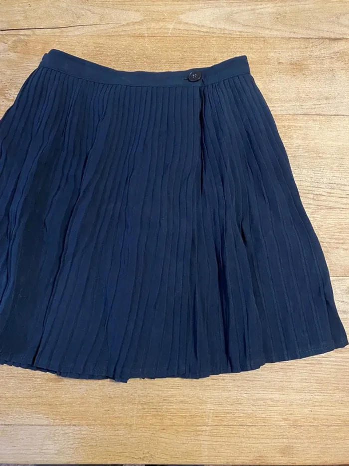 Jupe portefeuille plissée vintage