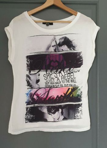 T-shirt avec motif en bon état - Taille S