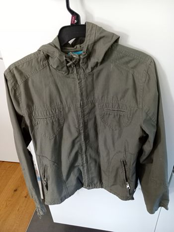 Veste à capuche kaki Jennyfer 