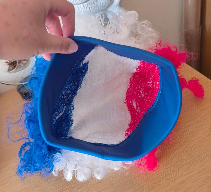 🌿 Perruque mixte tricolore - France - Taille Unique 🌿 - photo numéro 5