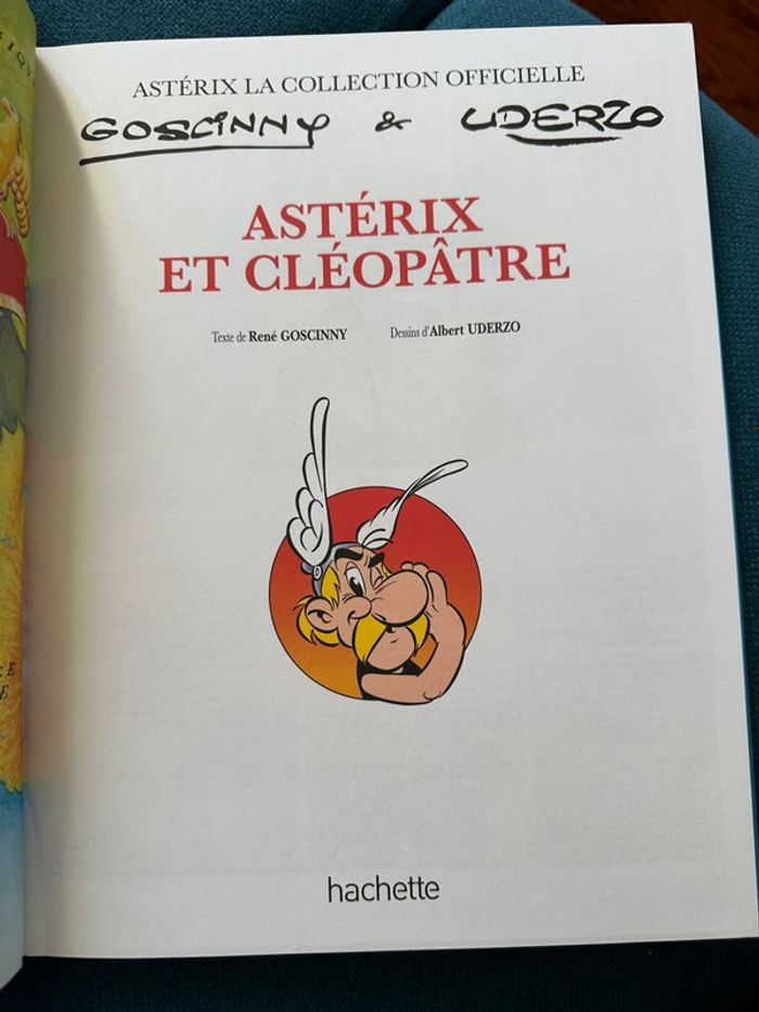 Livre bd album Astérix et Cléopatre la collection officielle documents inédits des auteurs - photo numéro 4