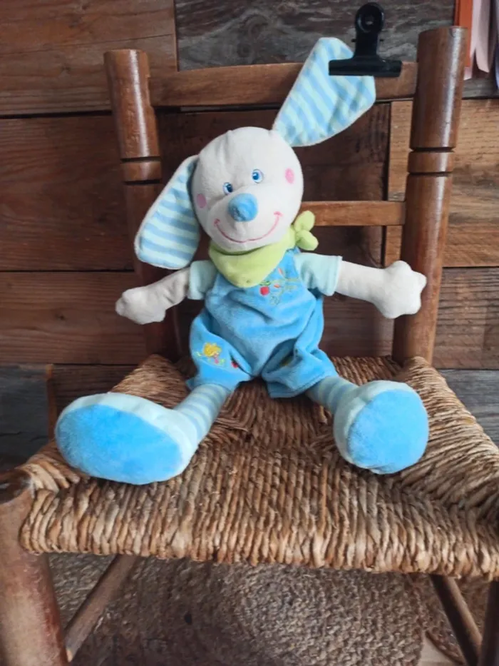 Peluche chien mots d enfants tbe - photo numéro 2