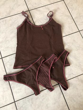 Débardeur et strings tex woman taille M