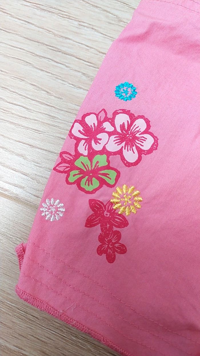 Pantalon rose été kiabi 6 mois fleur - photo numéro 6