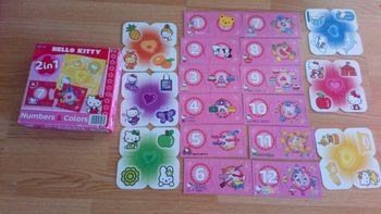 Jeu Hello Kitty nombre et couleur