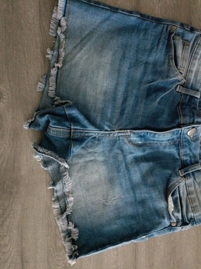 Short  jean a fourche Arkitect Taille 36 en viscose - photo numéro 2