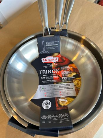 Poêle en inox Menastyl 