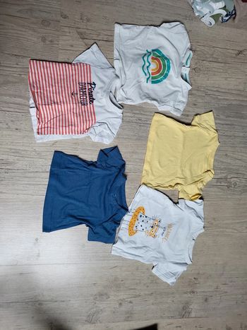 Lot de 5 tee shirt manches courtes