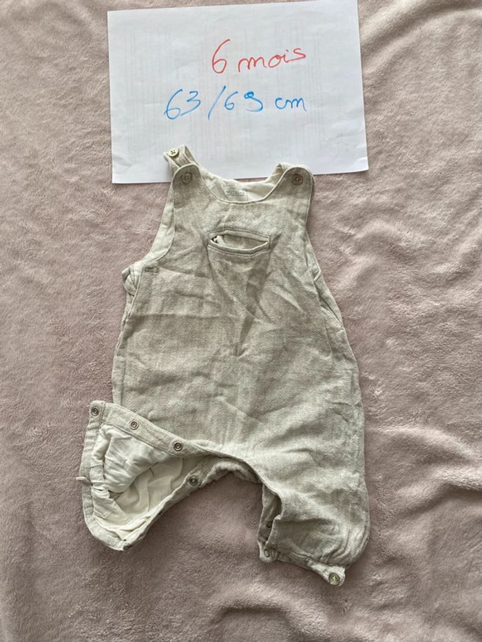 Salopette short / courte - Natalys - 6 mois - TBE