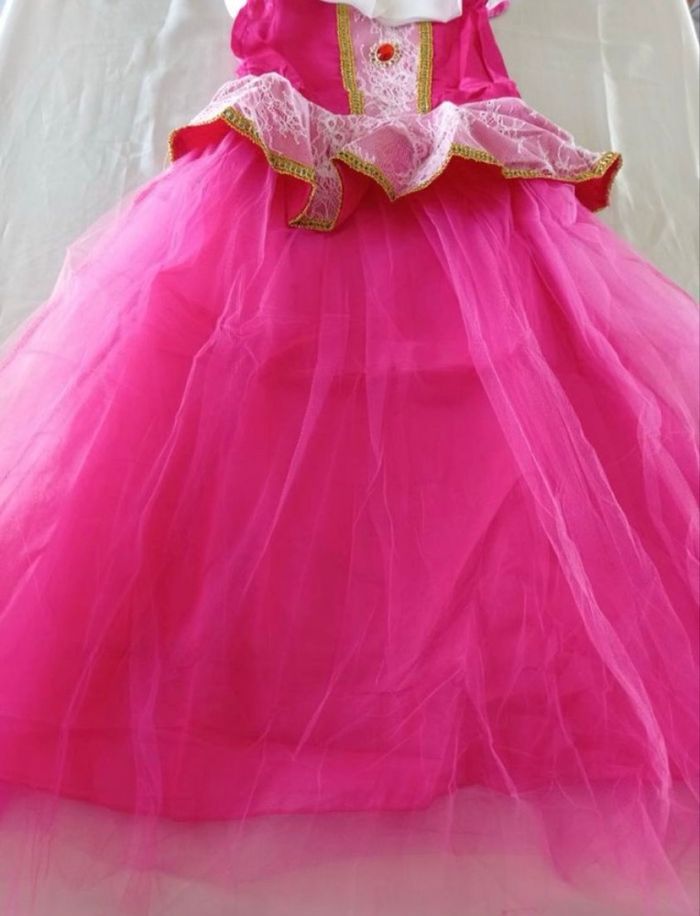 Déguisement robe princesse rose et ces accessoires 7ans - photo numéro 4