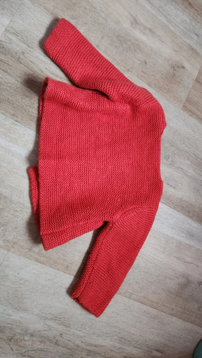 Gilet rouge boutchou 12 m - photo numéro 2