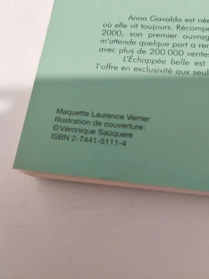 Livre : L'échappée belle" - photo numéro 3