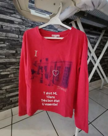 T shirt ML 10 ans
