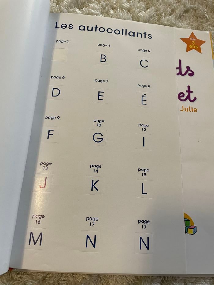 J’apprends l’alphabet avec Sami et Julie hachette - photo numéro 2