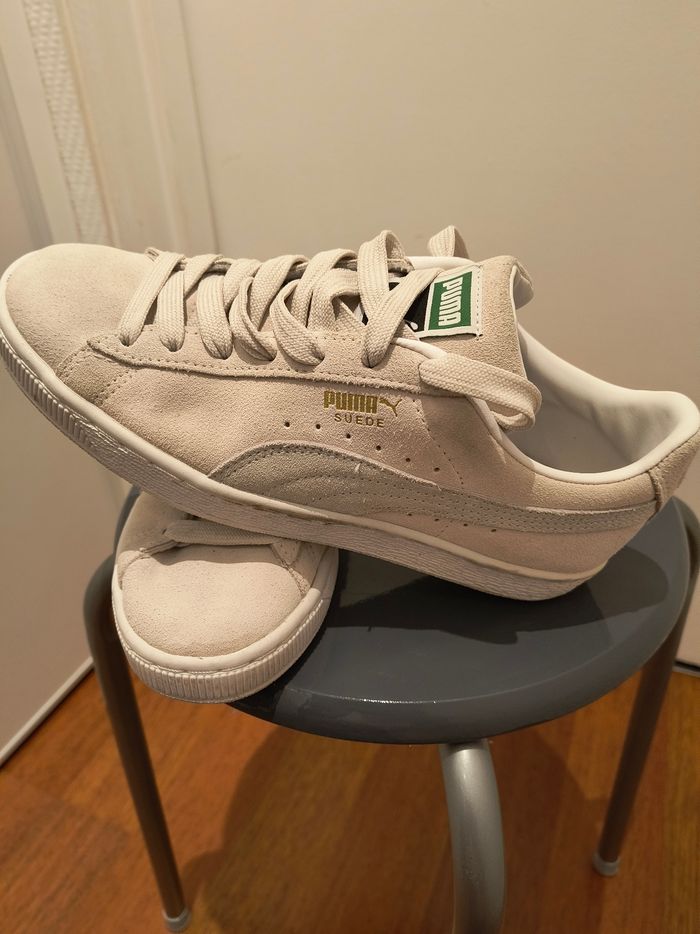 Baskets femme beige daim 38 Puma