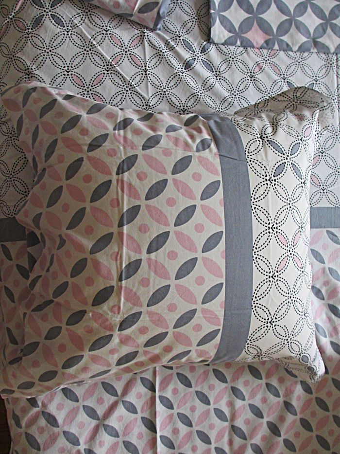 Parure de lit motifs géométriques Colombine (Blancheporte) - Housse de couette 200 x 200 - photo numéro 4