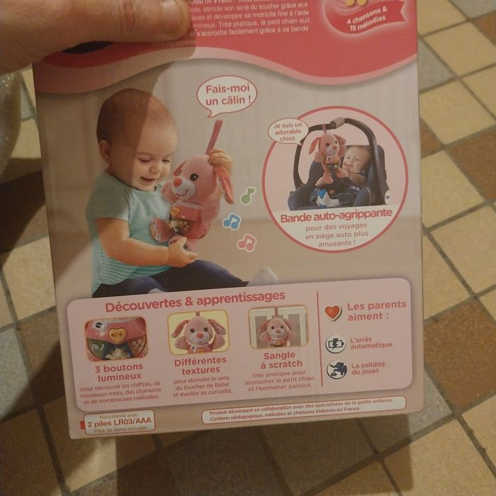 Chant toutou rose neuf  vtech - photo numéro 4